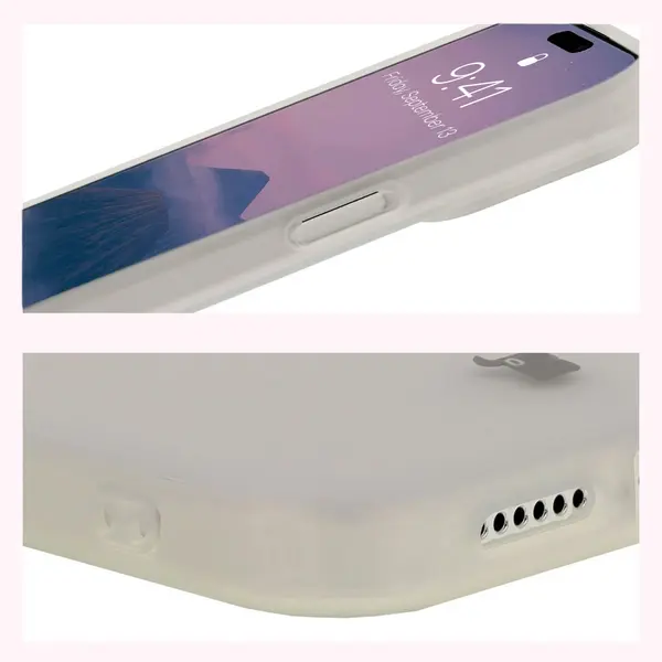 Bizon Case Angelo Apple iPhone 15 Pro Max translucent