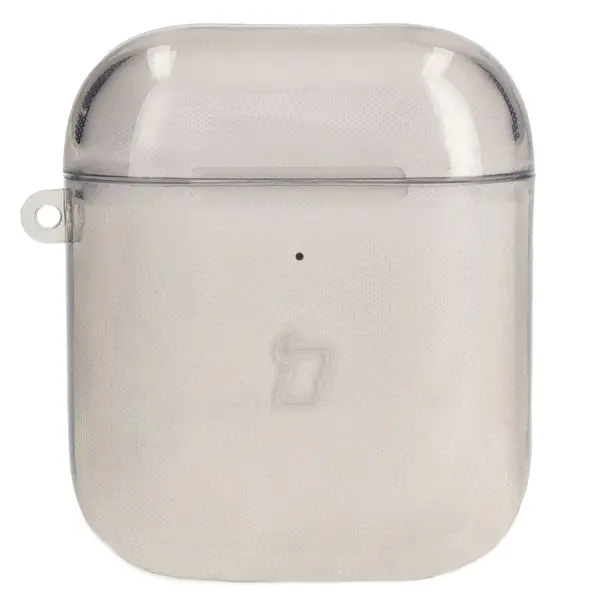 Bizon Case Headphone Clear Airpods 1/2 clear-black