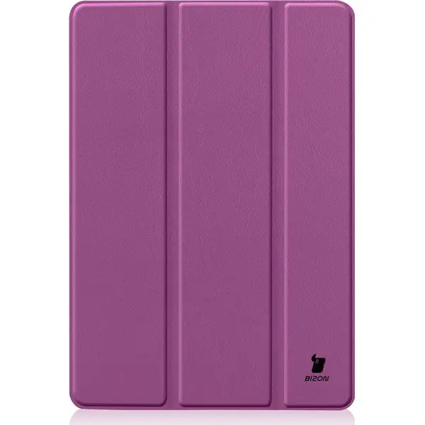 Bizon Case Tab Croc Apple iPad 9/8/7 10.2 2021/2020/2019 dark purple