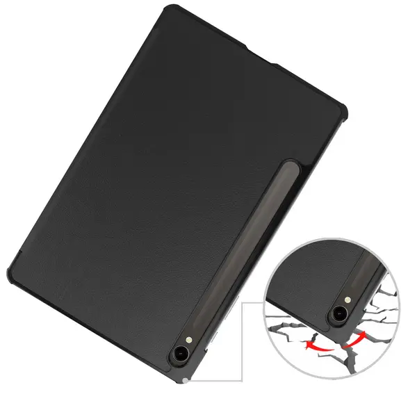 Bizon Case Tab Croc Samsung Galaxy Tab S9 black