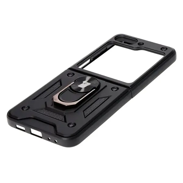 Bizon Case Shield Ring Samsung Galaxy Z Flip5 black