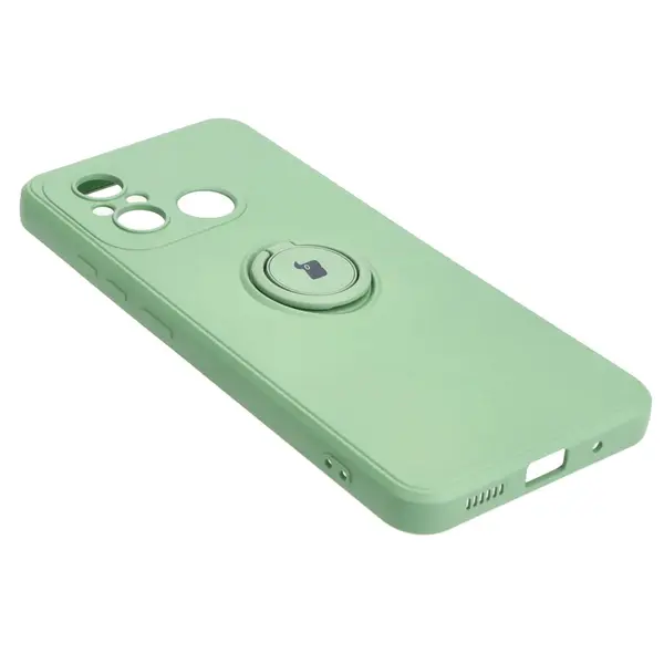 Bizon Case Silicone Ring Sq Xiaomi Redmi 12C light green