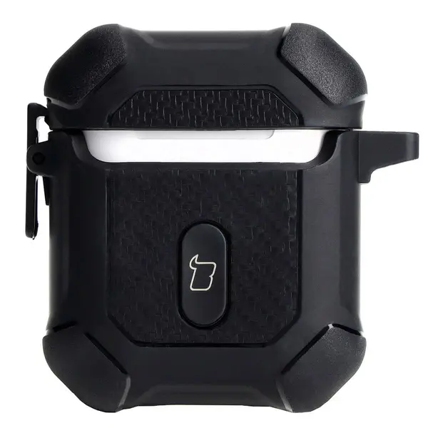Bizon Case Headphone Armor Apple Airpods 1/2 black