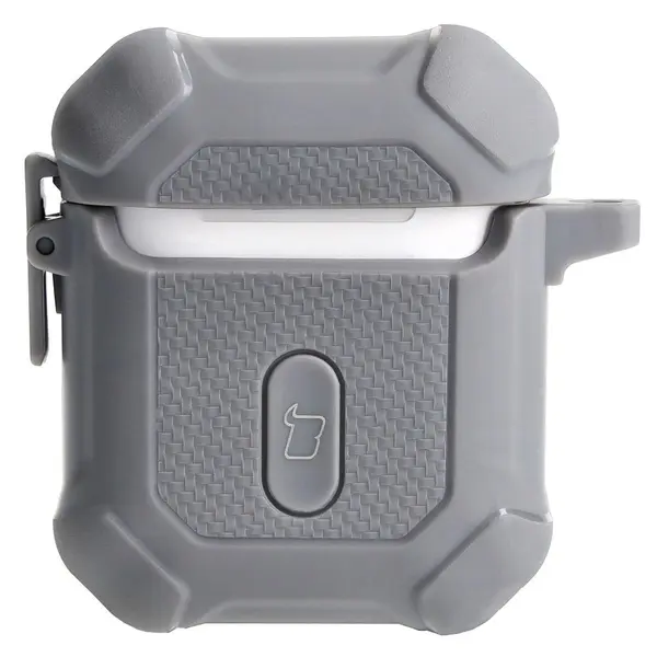 Bizon Case Headphone Armor Apple Airpods 1/2 grey