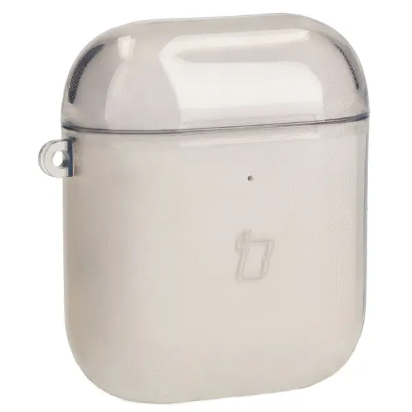 Bizon Case Headphone Clear Airpods 1/2 clear-black