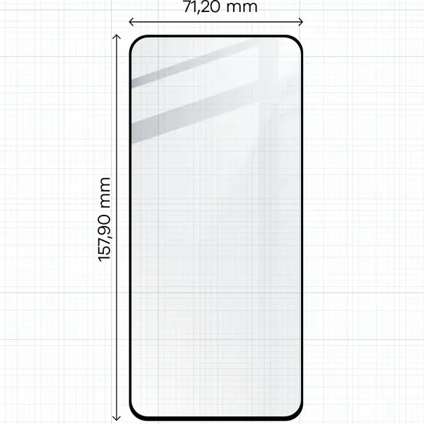 Bizon Glass Edge 2 Xiaomi 13T / 13T Pro black