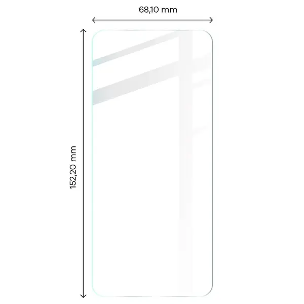 Bizon Glass Clear tempered glass - 3 pcs. + lens glass Motorola Edge 30