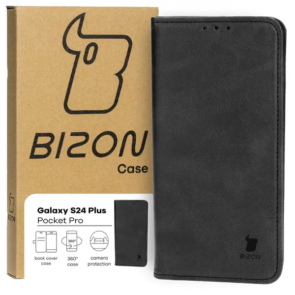 Bizon Case Pocket Pro Samsung Galaxy S24 Plus black