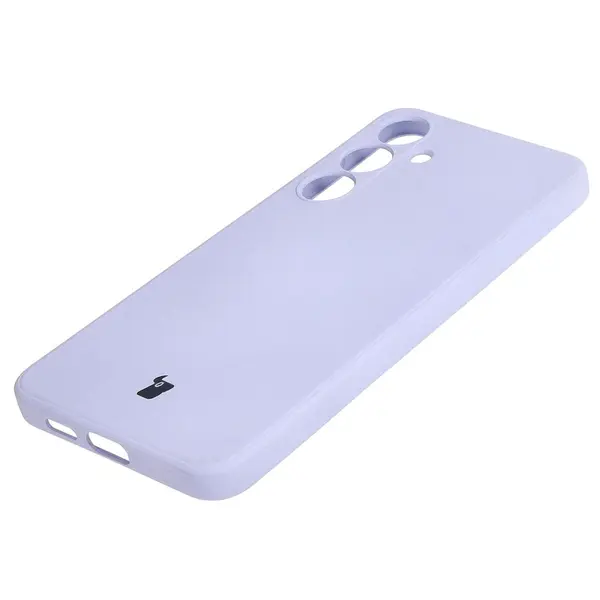 Bizon Case Silicone Sq Samsung Galaxy S24 Plus light purple