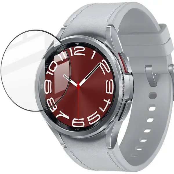 Bizon Glass Watch Edge Hybrid Samsung Galaxy Watch 6 Classic 43mm black