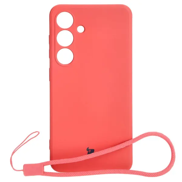 Bizon Case Silicone Sq Samsung Galaxy S24 dirty pink