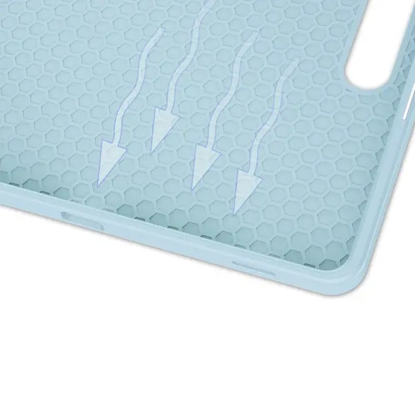 Bizon Case Tab Lizard Samsung Galaxy Tab S9 FE Plus blue