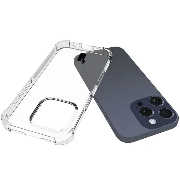Bizon Case Clear Pack case + 2x tempered glass + lens glass Apple iPhone 16 Pro