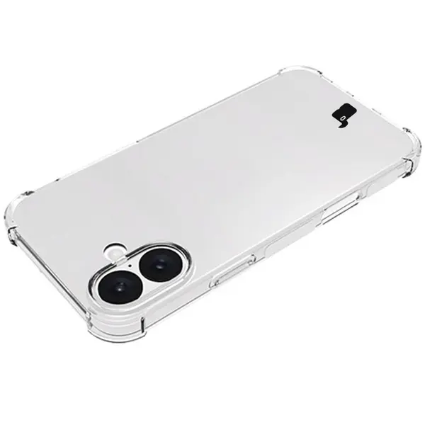 Bizon Case Clear Pack case + 2x tempered glass + lens glass Apple iPhone 16 Plus