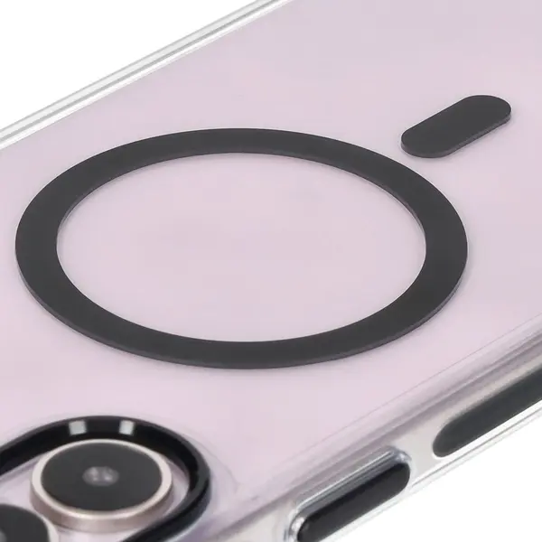 Bizon Case Marco Apple iPhone 16 Plus clear with black frame