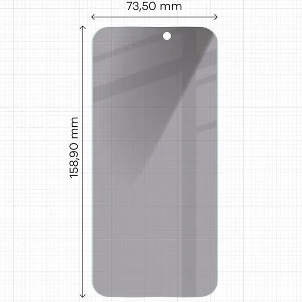 Bizon Glass Clear Shadow Apple iPhone 16 Pro Max tinted