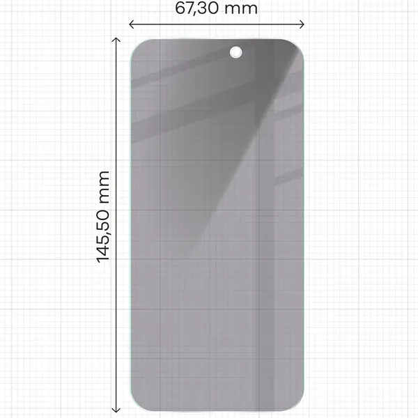 Bizon Glass Clear Shadow Apple iPhone 16 Pro tinted