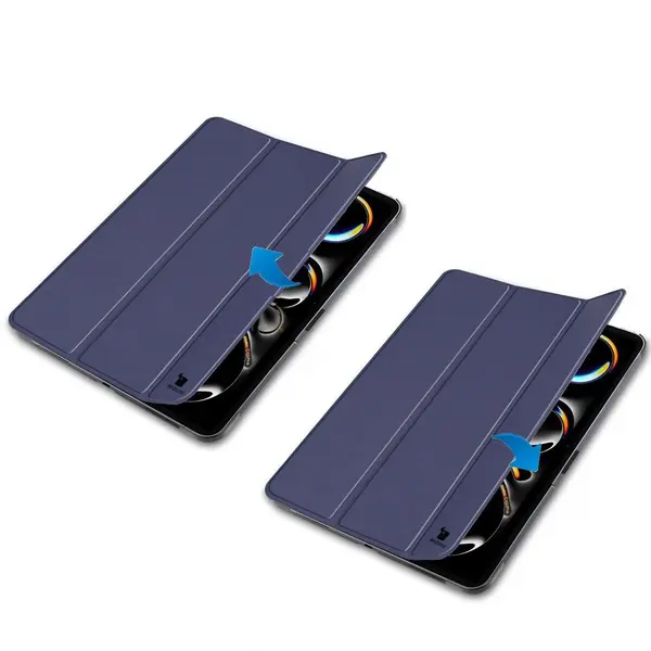 Bizon Case Tab Croc Apple iPad Pro 11" 5 gen. 2024 navy blue