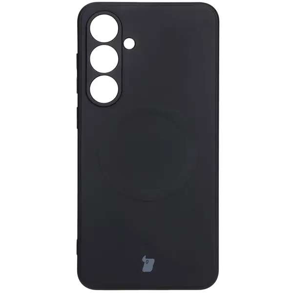 Bizon Case Silicone Magnetic Sq Samsung Galaxy S24 FE black