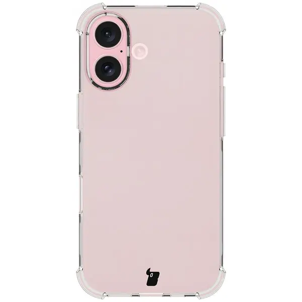 Bizon Case Clear Pack case + 2x tempered glass + lens glass Apple iPhone 16