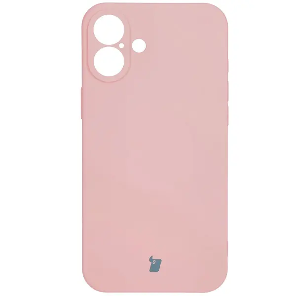Bizon Case Silicone Magnetic Apple iPhone 16 light pink