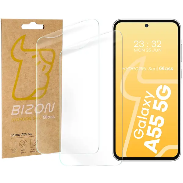 Bizon Glass Hydrogel Sun Samsung Galaxy A55 5G [2 PACK]