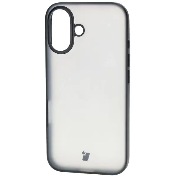 Bizon Case Angelo Apple iPhone 16 smoky with a black frame