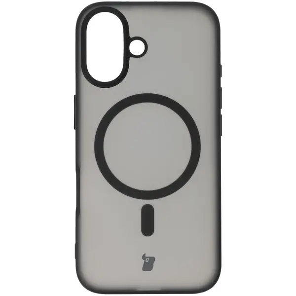 Bizon Case MatteO Apple iPhone 16 transparent with black frame