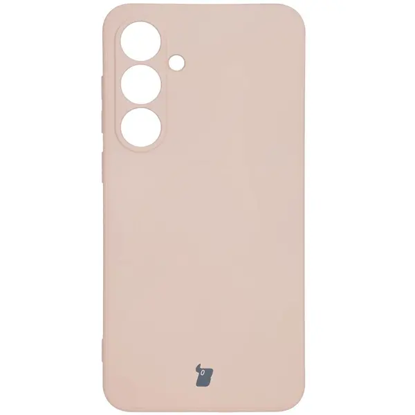 Bizon Case Silicone Magnetic Sq Samsung Galaxy S24 FE light pink