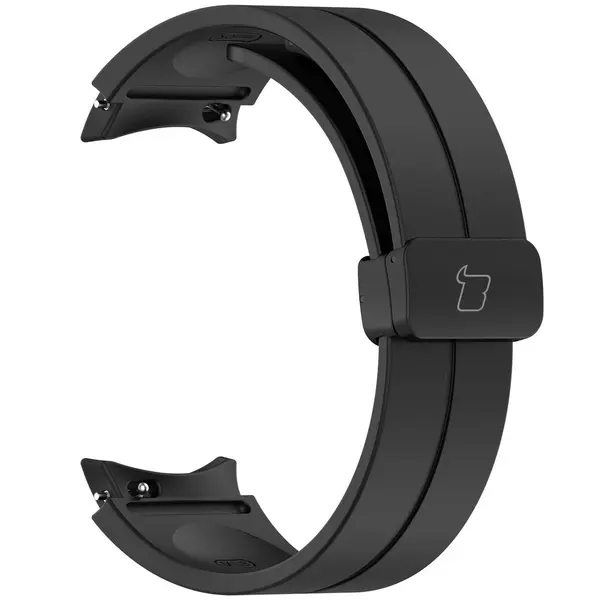 Bizon Strap Watch Silicone Samsung Galaxy Watch FE/7/6/6 Classic/5/5 Pro/4/4 Classic black