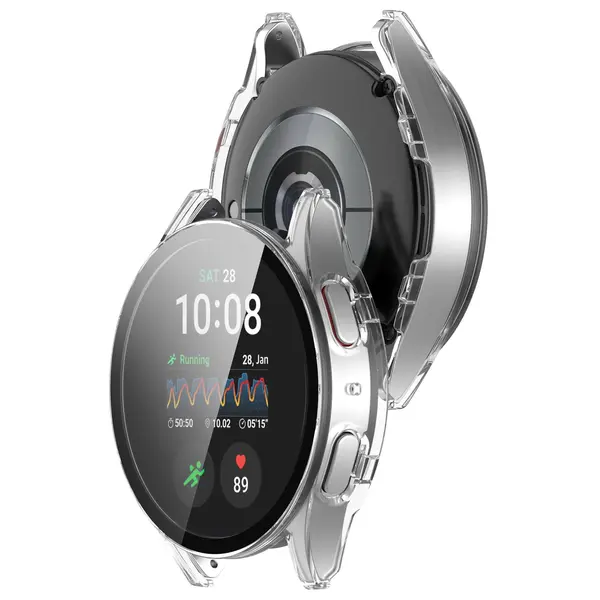 Bizon Case+Glass Watch Samsung Galaxy Watch 7 40 mm clear