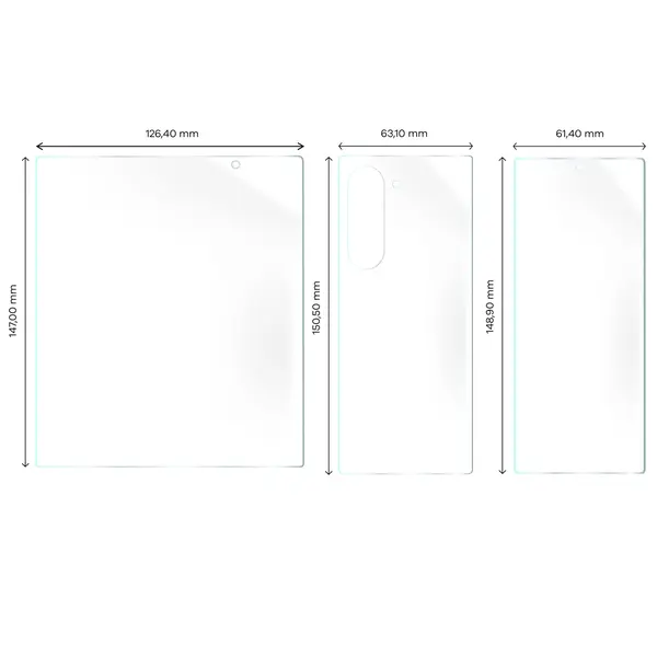 Bizon Glass Hydrogel Set Samsung Galaxy Z Fold6
