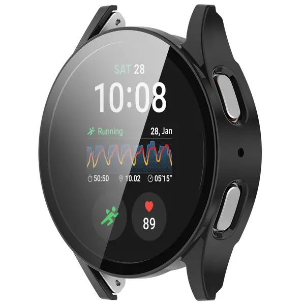 Bizon Case+Glass Watch Samsung Galaxy Watch 7 44 mm black