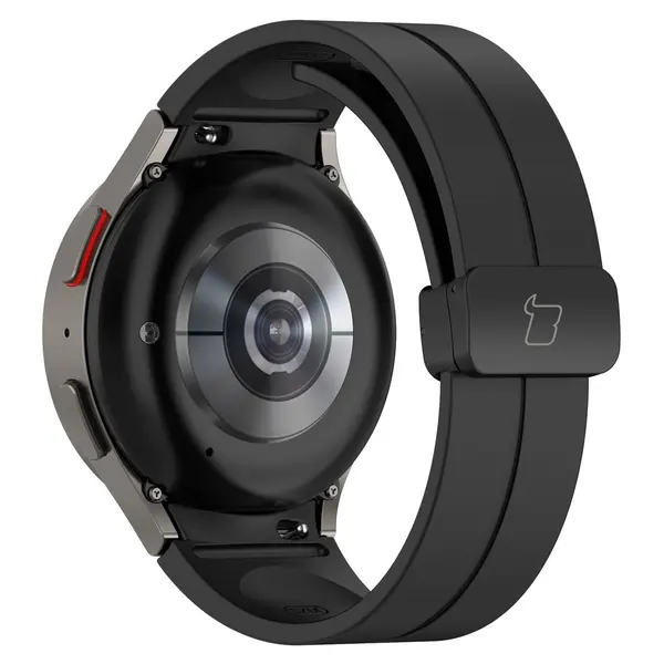 Bizon Strap Watch Silicone Samsung Galaxy Watch FE/7/6/6 Classic/5/5 Pro/4/4 Classic black