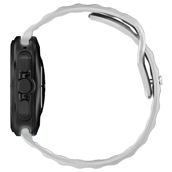 Bizon Strap Watch Silicone Samsung Galaxy Watch Ultra 47 mm light grey