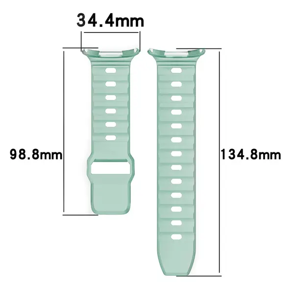 Bizon Strap Watch Silicone Samsung Galaxy Watch Ultra 47 mm mint
