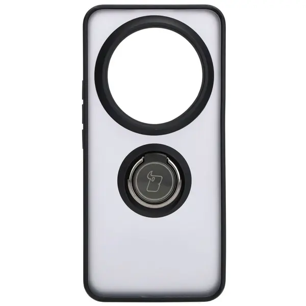 Bizon Case Hybrid Ring Xiaomi 14 Ultra smoky with a black frame