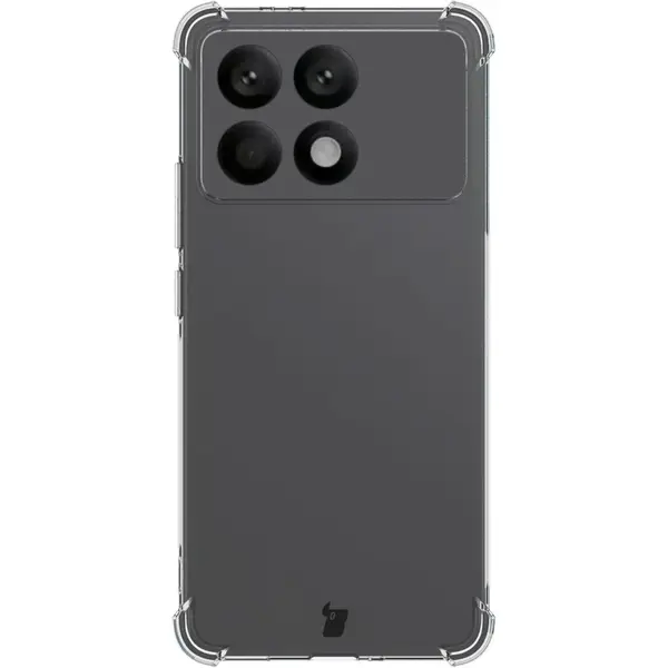 Bizon Case Clear Pack case + 2x screen glass Xiaomi Poco F6 Pro clear