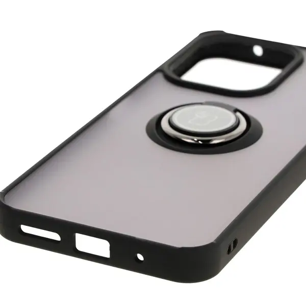 Bizon Case Hybrid Ring Xiaomi Redmi 13 4G smoky with a black frame