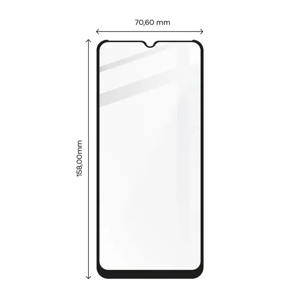 Bizon Glass Edge Realme C31 black