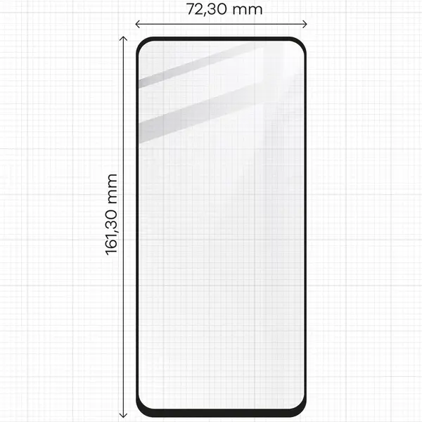 Bizon Glass Edge 2 Realme 12 5G/12x 5G black