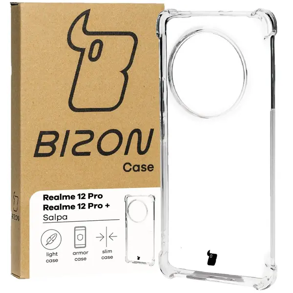 Bizon Case Salpa Realme 12 Pro/12 Pro+ clear