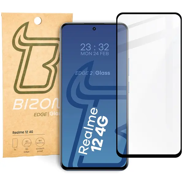 Bizon Glass Edge 2 Realme 12 4G black