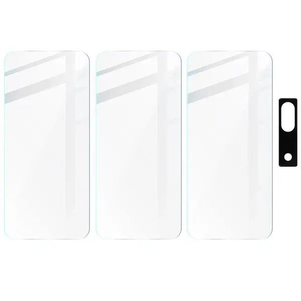 BIZON Clear 3x screen glass + camera glass Google Pixel 8a