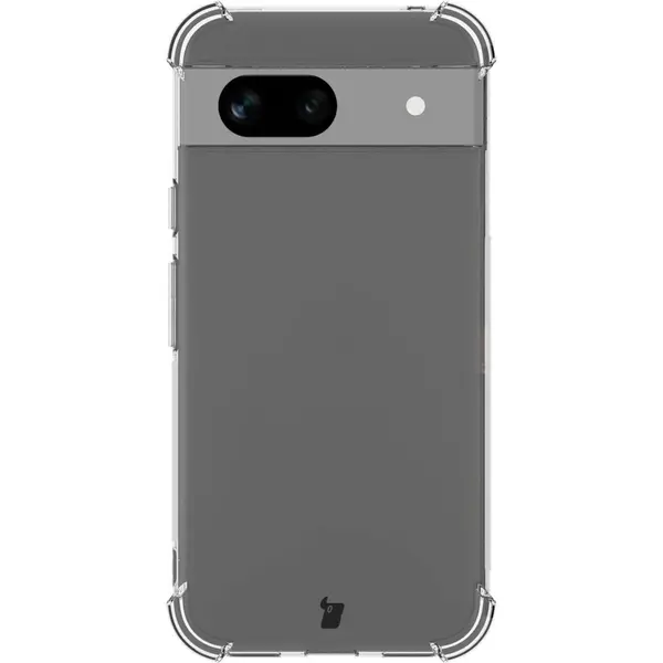 Bizon Case Clear Pack case + 2x screen glass Google Pixel 8a clear