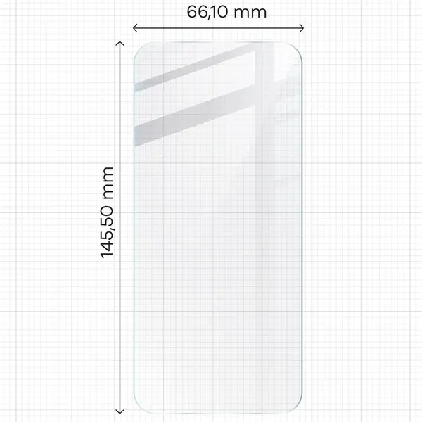 BIZON Clear 3x screen glass + camera glass Google Pixel 8a