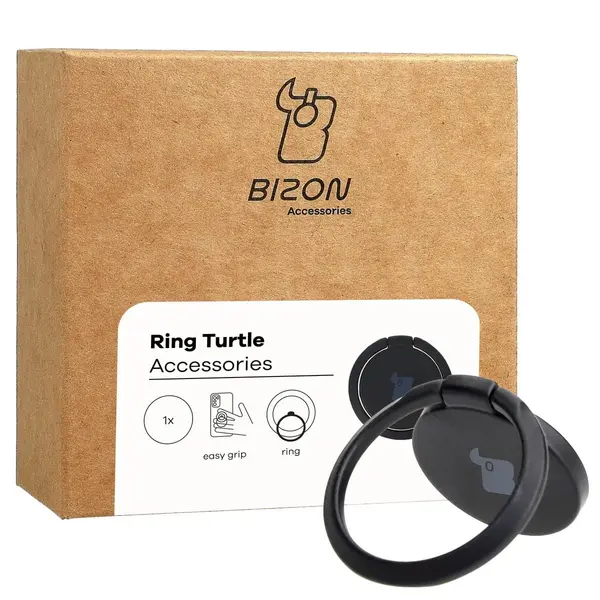 Bizon Accessories Ring Turtle universal black