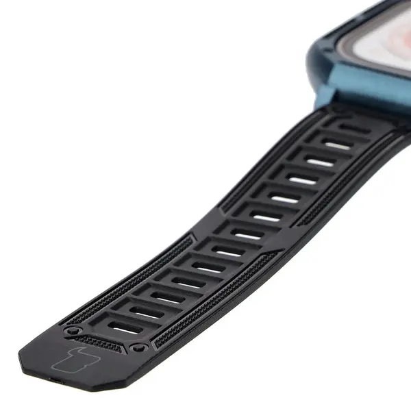 Bizon Strap + Case Watch Armor Apple Watch Ultra 49mm navy blue