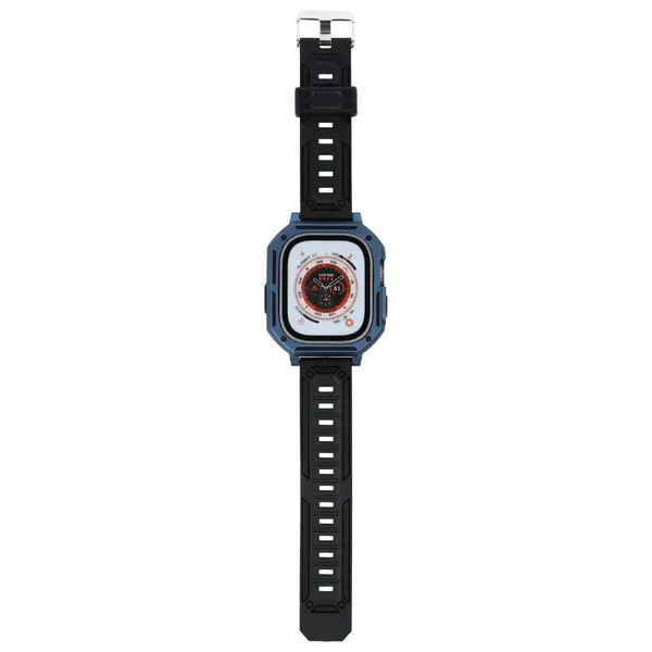 Bizon Strap + Case Watch Armor Apple Watch Ultra 49mm navy blue