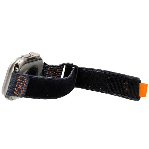 Bizon Strap Watch Urban Apple Watch 44/45/46/49 mm dark blue denim